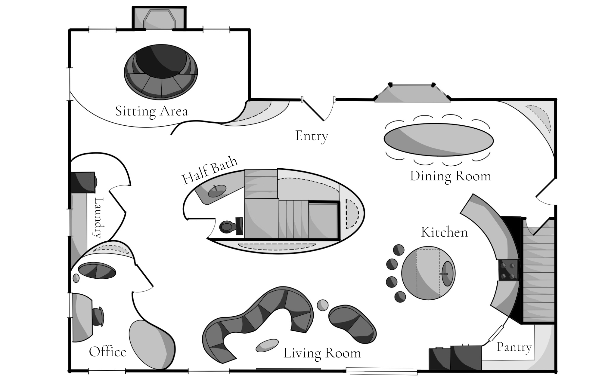 Final Rendered Floor Plan